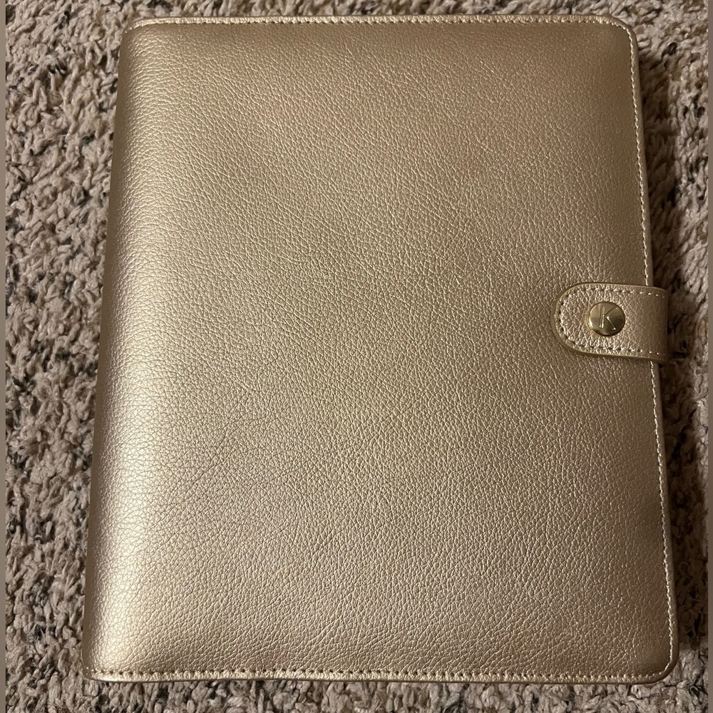 Kikki K Large gold planner